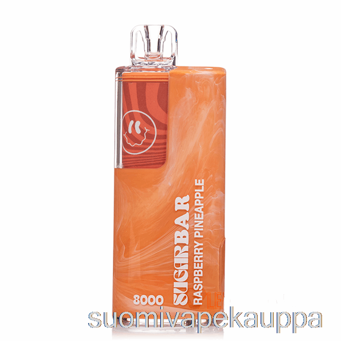 Vape Kauppa Sokeripatukka Sb8000 0% Nikotiiniton Kertakäyttöinen Vadelma Ananas
